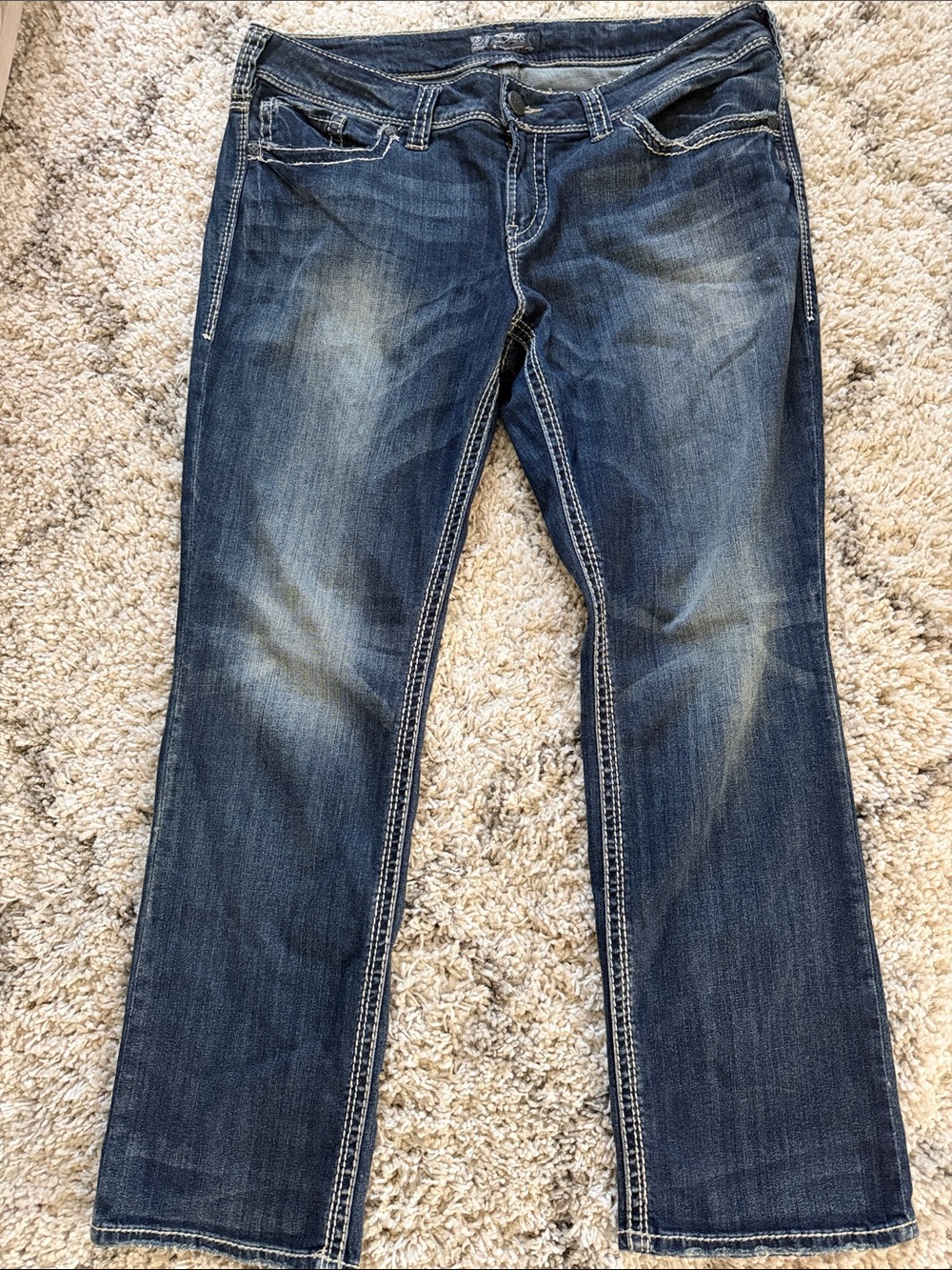 Silver Jeans Blue Straight-Leg Jeans